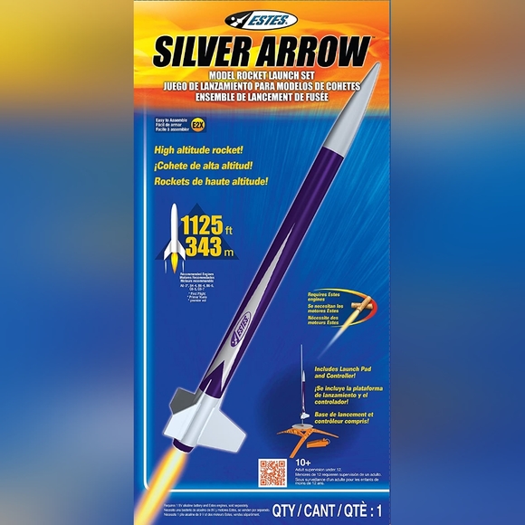 Estes Silver Arrow Launch rocket Set NWT - Picture 14 of 15